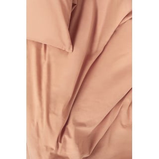 Естествено кафяво спално бельо за двойно легло от измит памук , 200 x 220 cm - Bonami Selection