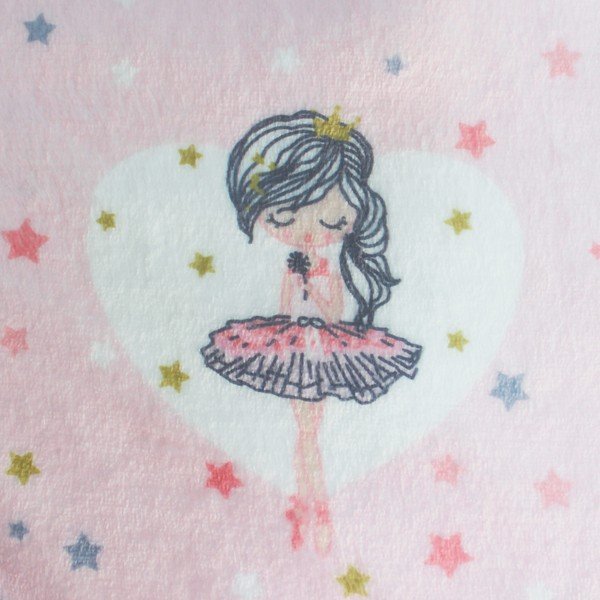 Розово бебешко одеяло от микрофланела 125x150 cm Petite Etoile – douceur d'intérieur-image-2