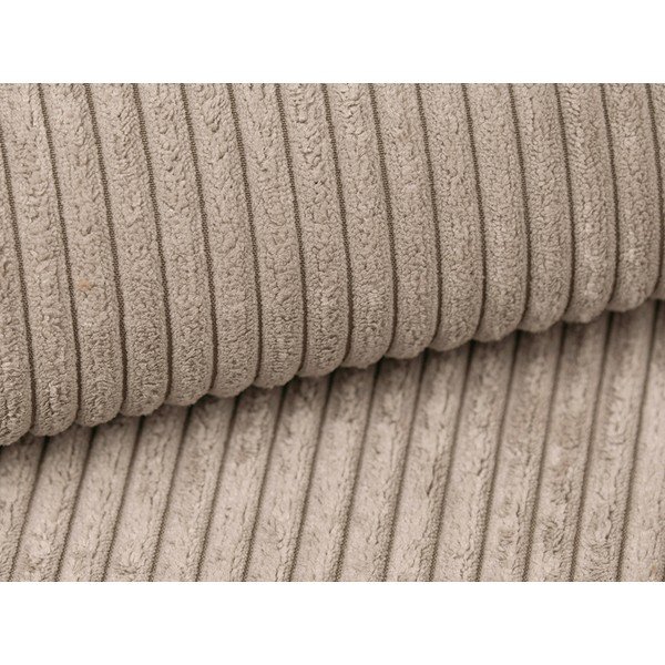 Светлокафяв ъглов диван от рипсено кадифе (десен ъгъл) Campi – Cosmopolitan Design-image-4