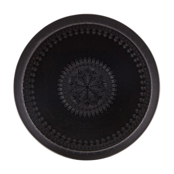 Černý dekorativní podnos BePureHome Waitress, ø  55 cm-image-1