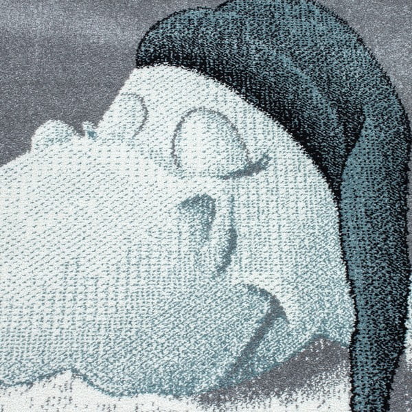 Синьо-сив детски килим ø 120 cm Bambi – Ayyildiz Carpets-image-2