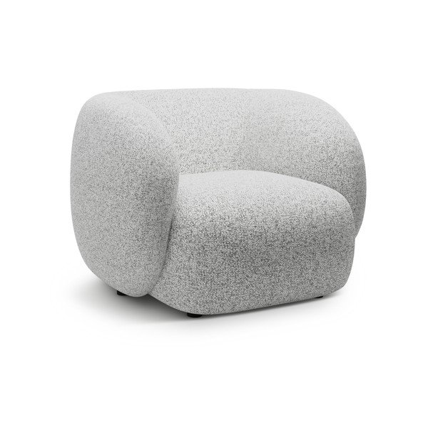 Светлосиво кресло Kate – Micadoni 