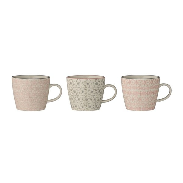 Комплект от 3 керамични чаши Cécile - Bloomingville