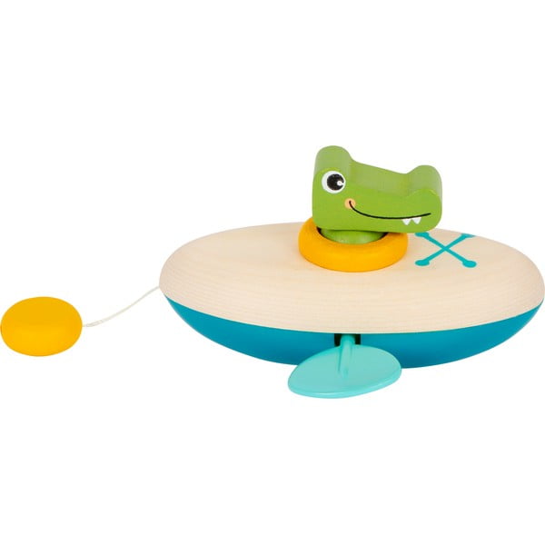 Детска дървена играчка за вода Крокодил - Legler