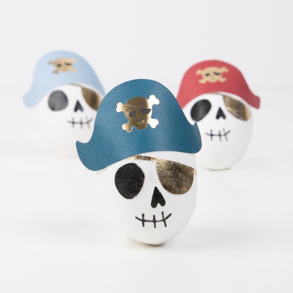 Парти аксесоари в комплект от 3 бр. Pirate Skulls Surprise Balls – Meri Meri-image-4