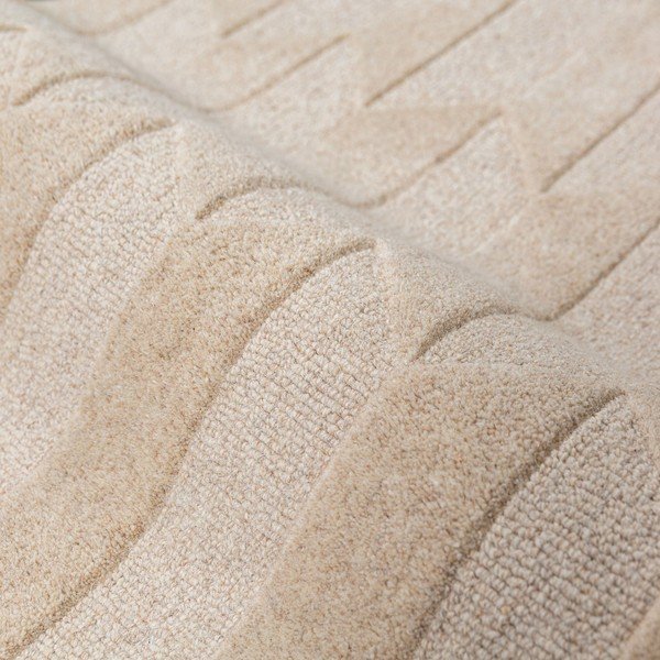 Зелен/в естествен цвят ръчно изработен вълнен килим 200x290 cm Apex Border Wool – Flair Rugs-image-4