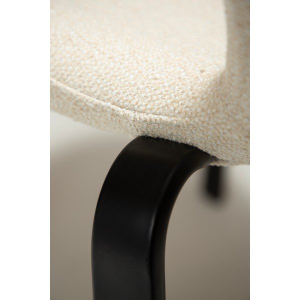 Кремав тапициран трапезен стол Heap – DAN-FORM Denmark-image-4