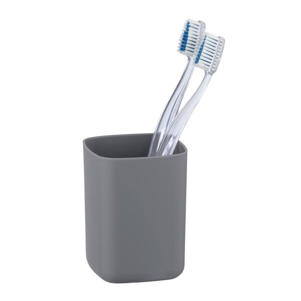 Антрацитна чаша за четки за зъби Barcelona - Wenko