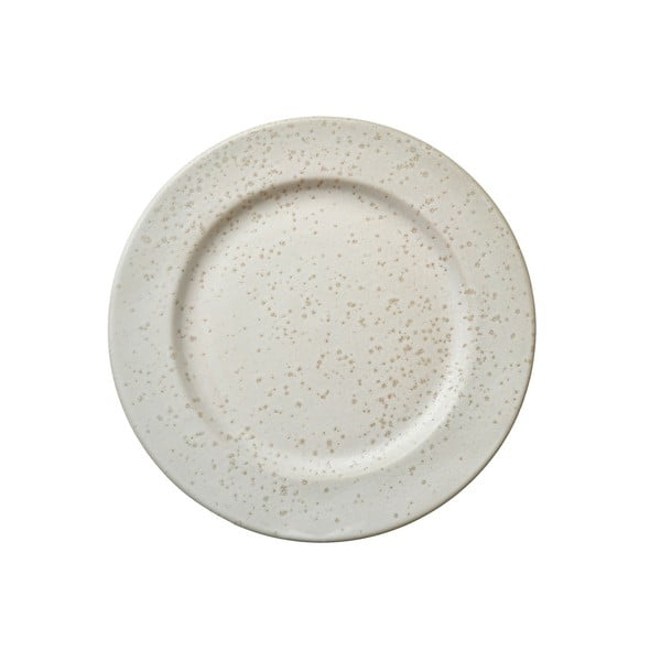 Десертна чиния от кремав фаянс Basics Matte Cream, ⌀ 22 cm Stentøj - Bitz