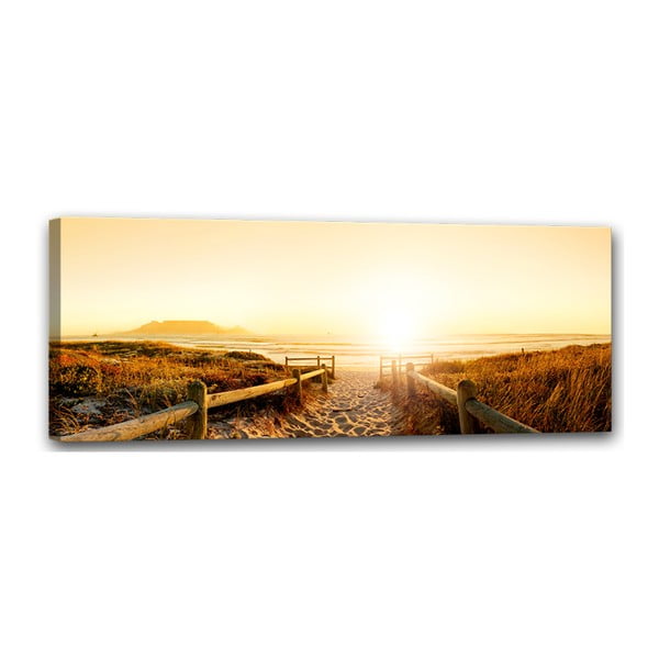 Картина на платно Хармоничен плаж, 60 x 150 cm Plaza - Styler