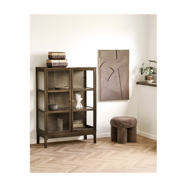 Кафяв тапициран стол Gisborne – House Nordic-image-1
