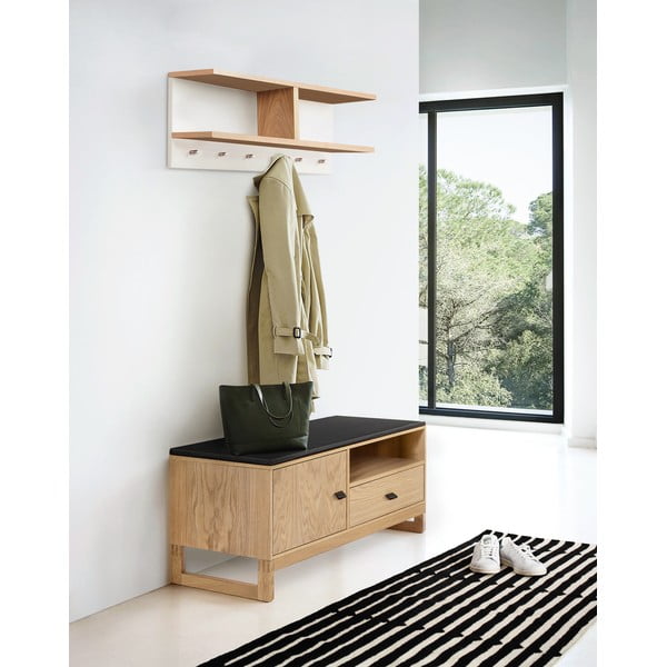 Пейка с място за съхранение Slussen - Woodman-image-1