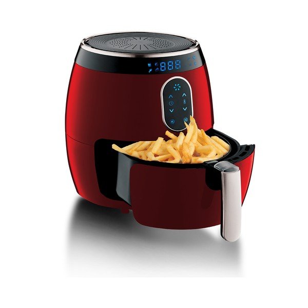 Червен  фритюрник Burgundy Metallic Line – BerlingerHaus-image-2
