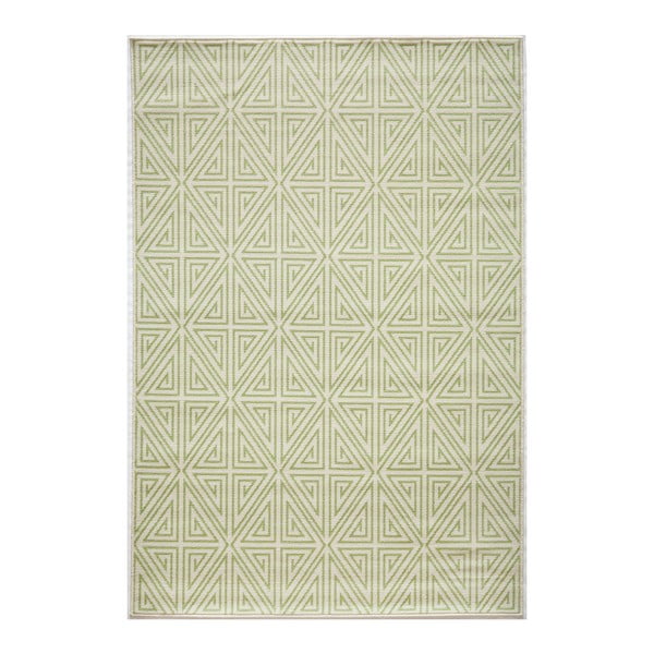 Zelený koberec Nourison Baja Rallo, 229 x 160 cm