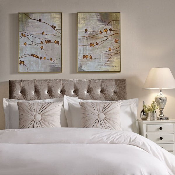 Комплект от 2 ръчно рисувани картини "Птици Flock of Birds - Graham & Brown-image-1