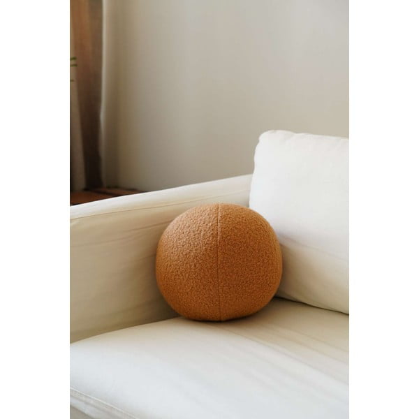 Декоративна възглавница от букле ø 25 cm Top – Mioli Decor-image-1