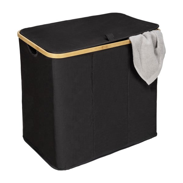 Кош за пране от плат 105 л Trio Ecori - Wenko-image-4