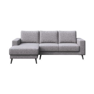 Сив ъглов диван (ляв ъгъл) Fynn - Ghado