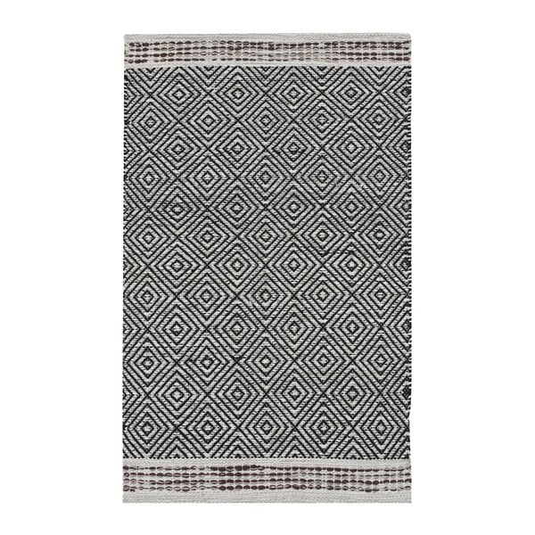 Ručně tkaný bavlněný koberec Webtappeti Rhombus, 120 x 170 cm