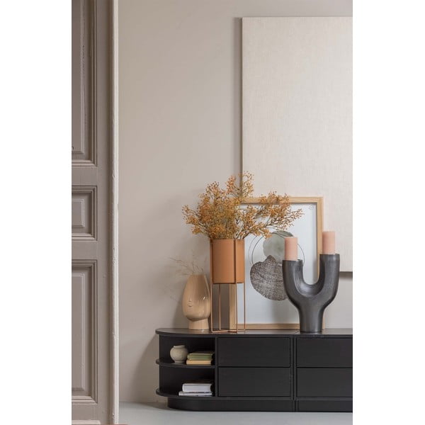 Черен TV комплект от масивен бор 358x210 cm Finca – WOOOD-image-1