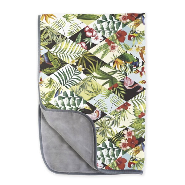 Двустранно одеяло от микрофибър Botanic, 130 x 170 cm - Surdic