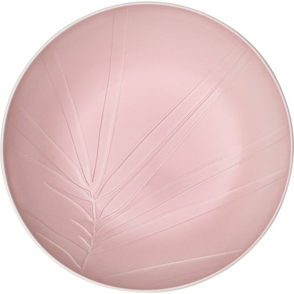 Порцеланова чиния за сервиране от бял и розов порцелан Villeroy & Boch Leaf, ⌀ 26 cm it's my match - Villeroy&Boch