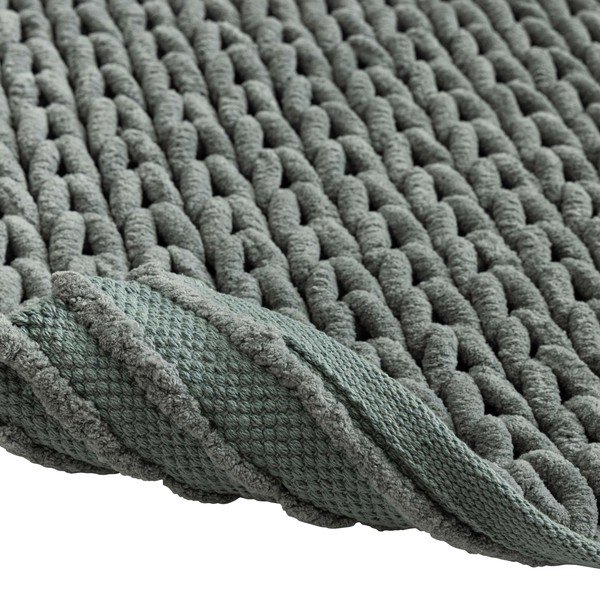 Зелен килим за баня 50x80 cm Ariel – douceur d'intérieur-image-2