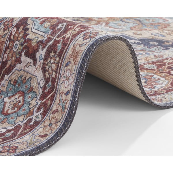 Тъмносиньо-червен килим , 120 x 160 cm Sylla - Nouristan-image-4