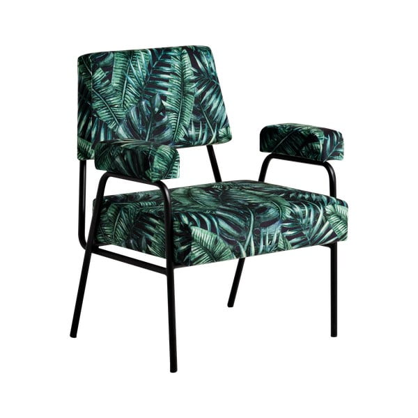 Тъмнозелен фотьойл с персонализиран модел на формата Simple Tropicalvives - CustomForm