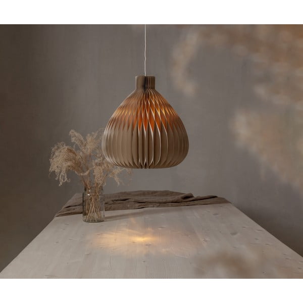 Светлокафяв абажур ø 38 cm Honeycomb - Star Trading-image-4