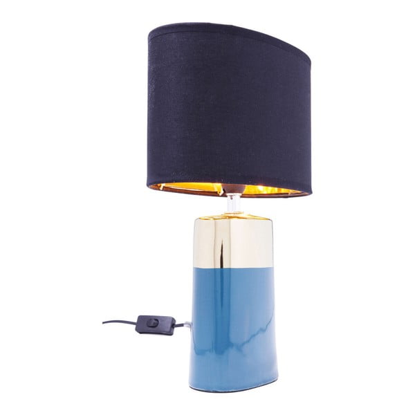Синя настолна лампа Zelda, височина 32,5 cm - Kare Design