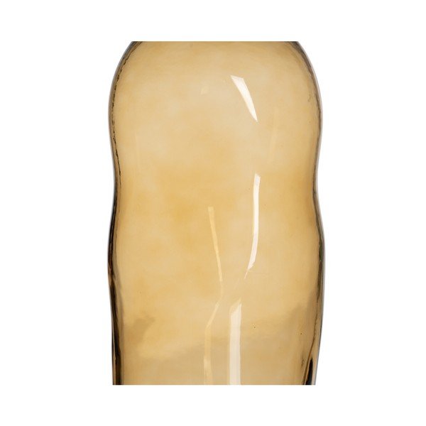 Стъклена ваза в цвят жълта охра (височина 35 cm) Amber – Ixia-image-4