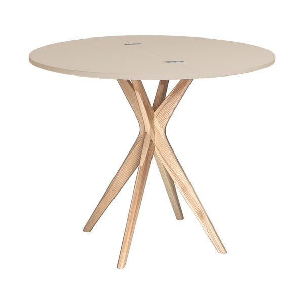 Кръгла сгъваема трапезна маса 45x90 cm Jubi – Ragaba-image-2