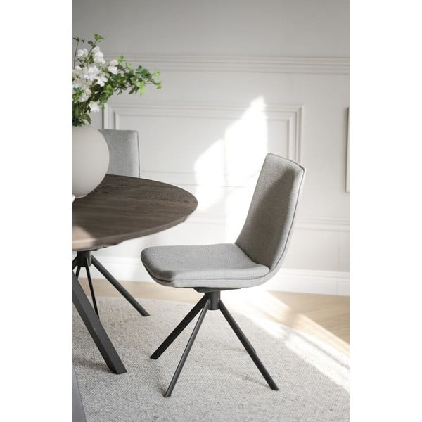 Бежови въртящи се трапезни столове в комплект от 2 броя Lowell - Rowico-image-1