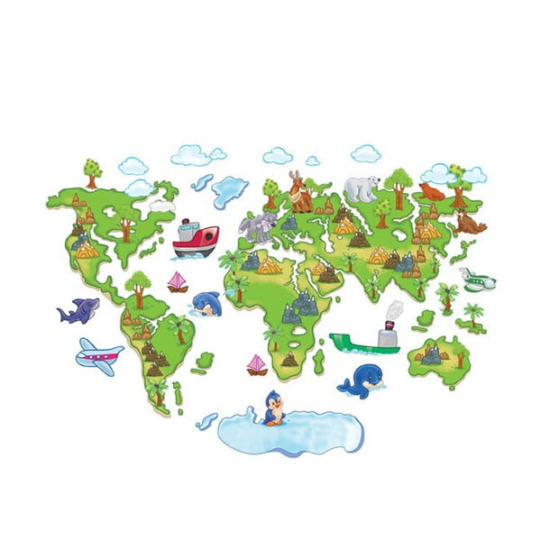 Dekroativní samolepka Mapamundi-image-2