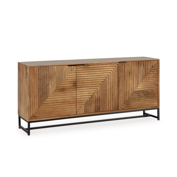 Скрин от масивно манго в естествен цвят 170x79x40 cm Nereida – MOME-image-2