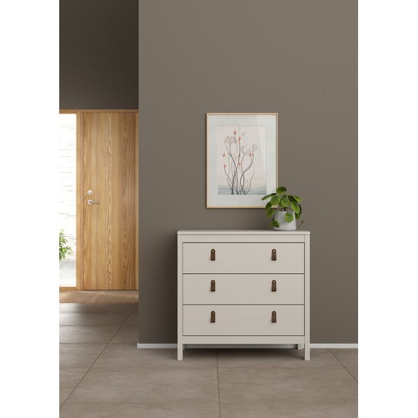 Сиво-бежов скрин 82x80x38 cm Madrid – Tvilum-image-4