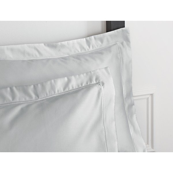 Оксфорд Луксозна сива калъфка за възглавница от памучен сатен, 50 x 75 cm Cotton Sateen - Bianca-image-1