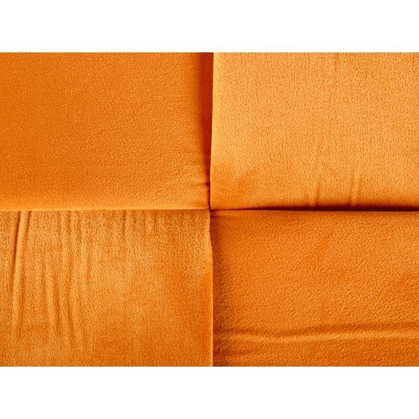 Табуретка от оранжево кадифе Weaved - Leitmotiv-image-4