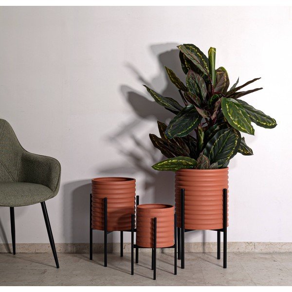 Метални покрития за кашпи в комплект от 3 бр. ø 36 cm Milly – Mauro Ferretti-image-1