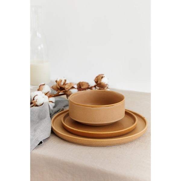 Керамичен тухленооранжев комплект от 18 части Malia - Bonami Selection-image-1