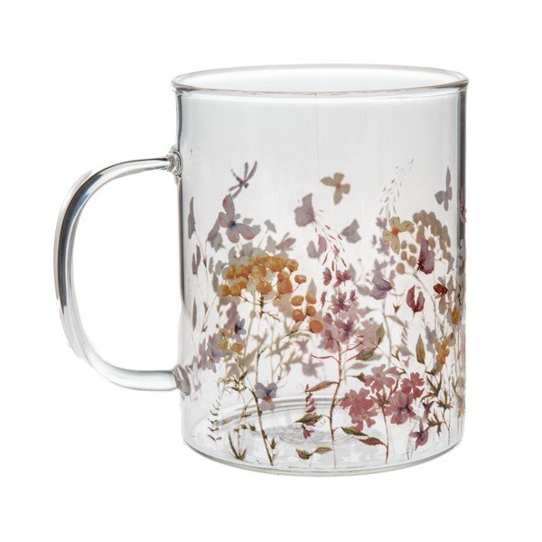 Стъклена чаша 410 ml Flowers – Dakls
