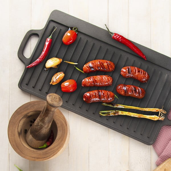 Плоча за грил от излято желязо 23x45,5 cm LITINA – Orion-image-1