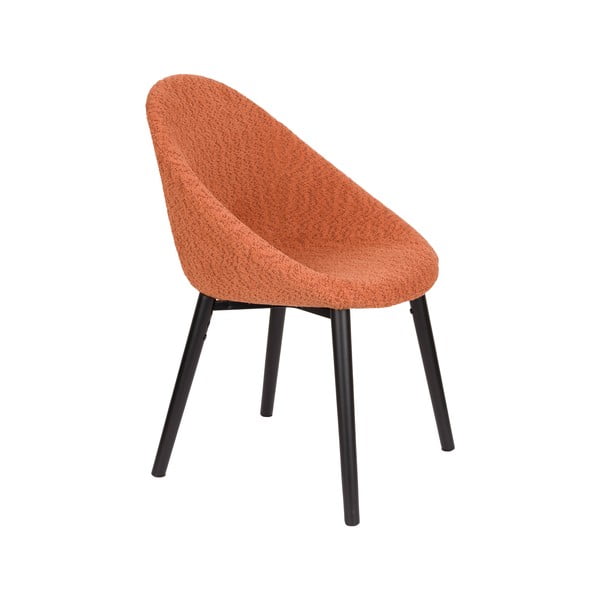 Оранжев тапициран трапезен стол Fenna – Dutchbone