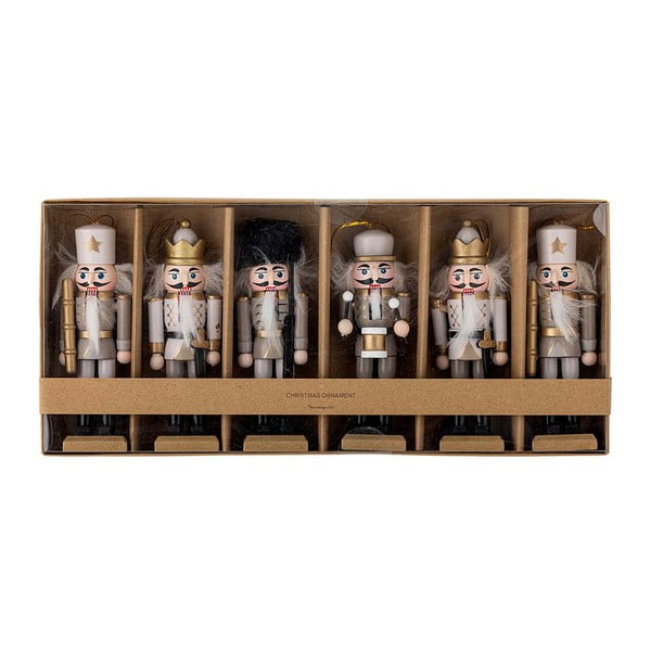 Дървени Коледни украси в комплект от 6 бр. 13 cm Nikita – Bloomingville-image-2