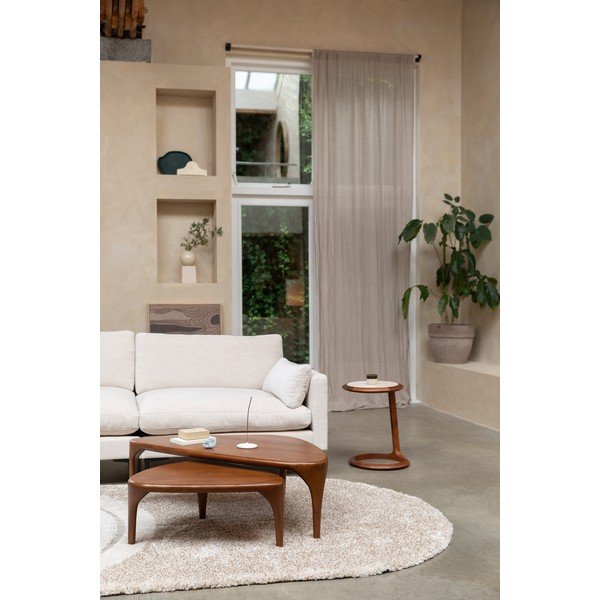 Кръгла странична масичка с скаменен плот за маса 41x45 cm Doppio – Zuiver-image-4