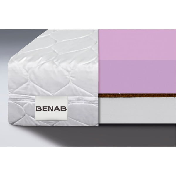 Твърд/средно твърд детски матрак с пяна с две лица 120x200 cm Coco Dreamer – BENAB-image-2