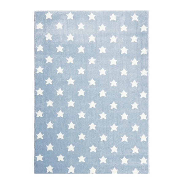Modrý dětský koberec Happy Rugs Stardust, 80 x 150 cm