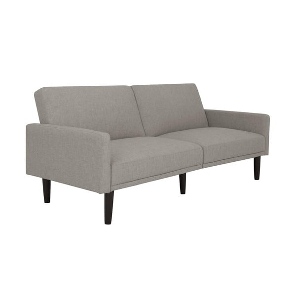 Светлосив разтегателен диван 198 cm - Støraa-image-2