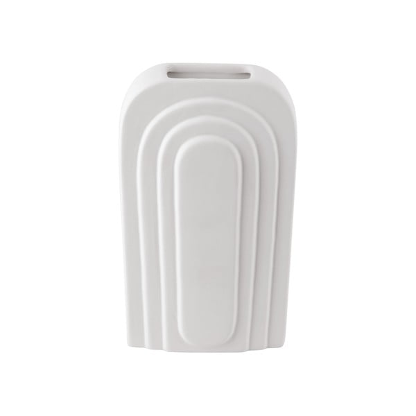 Бяла керамична ваза, височина 27 cm Arc - PT LIVING